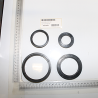 Set aus vier Ringelementen für Tischinserts, Ø32 mm, Ø47 mm, Ø55 mm, Ø75 mm