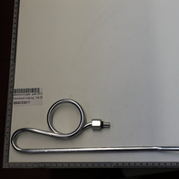Aluminium Leitung, Teil 23, Artikelnummer 5906123011. Das Teil wird von vorne gezeigt.