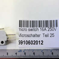 Scheppach Mikroschalter (Teil 25) mit Barcode und Seriennummer