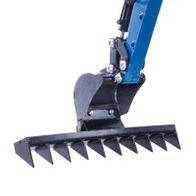 Scheppach-Schaufelgreif mit Rake für Maschinenanbau