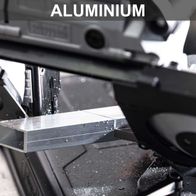 Die Metallbandsäge MBS1200 von Scheppach bietet 1200W Leistung, 127mm Schnitthöhe, Vario-Speed und einen Arbeitstisch mit LED-Beleuchtung.