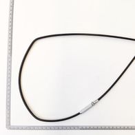 Bowdenzug Einzugsschnecke 1120mm mit Bolzen / Z-Haken, von vorne fotografiert.