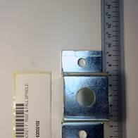 Winkeltriebbügel 3x40x136 von Scheppach, Ansicht von vorne. Artikelnummer 62002102.