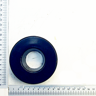 Adapter Ø93x30 von Scheppach. Rundes Bauteil mit zentraler Öffnung. Maßstab zeigt Größe an.