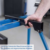 ErgonomischeJátékvezetőfassung für sicheres Arbeiten mit leicht zu fixierender Halterung