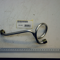 Scheppach-Luftleitungsteil mit ovalem Anschluss und kurzem Griffstück