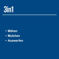 Wichtige Merkmale für Mähen, Mulchen und Auswerfen eines Geräts