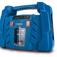 Scheppach tragbarer Kompressor mit LCD-Display und Zubehöraufnahme