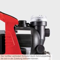 Vorfilter zur Vermeidung von Schmutzpartikeln in der Zuleitung für Hauswasserwerk HWW1000