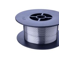 Fülldraht 0,6 mm von Scheppach, auf einer Spule von vorne gezeigt.