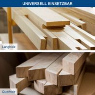 Universal einsetzbare Holzstücke für Drechselmaschine DM600VARIO, inklusive Querholzelemente