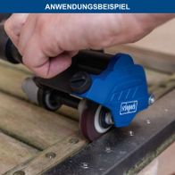 Scheppach Schleiflamellenbürste mit Führungsmechanismus für präzise Bearbeitung