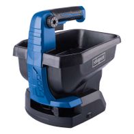 Scheppach Akku-Handstreuer mit Dosiermechanismus und 5-Meter-Streubreite