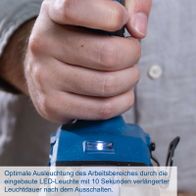 LED-Beleuchtung mit 10 Sekunden verlängertem Leuchtdauer nach Ausschalten für bessere Arbeitsbereichsbeleuchtung
