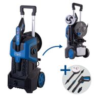 Elektro-Hochdruckreiniger mit Ergänzungssatz für Twist-Schläuche und Bürsten