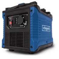 Scheppach-Inverter-Stromerzeuger SG1600i mit Steckdose, Rückansicht