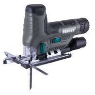 Akku-Stichsäge F-CJS12S Ferrex Großbritannien, von vorne links gezeigt.