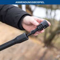 Kabelverbindung mit abnehmbaren Steckern für flexible Anbindungen