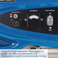 Integrierter Spannungsmesser mit Ölstandswarnung und Überlastschutz für Motor-Schutz