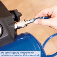 Schnellkupplung für schnellen Werkzeugwechsel in Kompressor-Systemen