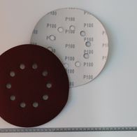 Satz aus Schleifpapierrollen mit Lochmuster für Rundschleifscheiben, Ø 215 mm