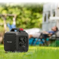 Inverter Stromerzeuger PX-SE-2000 Practixx mit 2x230V Steckdosen und 2xUSB Typ A (schnell ladend).