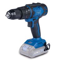 Scheppach Akku-Schlagbohrmaschine mit Drehmomentstufen, inkl. LED-Anzeige und 20 Wechselakkus