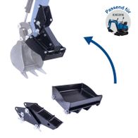 Aufhängung und Ausleger für Mini-Bagger mit Schaufel und Schubkarre für EXC815 XXL Set