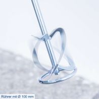 Akku-Farb- und Mörtelrührer mit 100 mm Rührdurchmesser