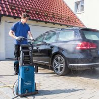 Der Scheppach Hochdruckreiniger HCE2000 mit 153 bar Druck und 2000W Leistung. Inklusive 8m Schlauch und Zubehör. Ideal für die Reinigung von Fahrzeugen und Außenflächen.