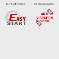 Easy-Start-Funktion und Anti-Vibration-System für Scheppach-Multitool