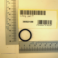 O-Ring (Teil 77) mit Beschriftung und Barcode für Scheppach-Produkt