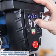 Digitalanzeige für aktuelle Drehzahl eines Bedienfelds für Tischbohrmaschine