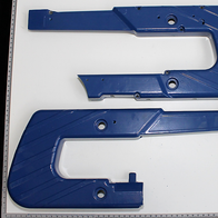 Seitenteile links und rechts, Ansicht von oben.