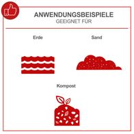 Das Rollsieb RS350 von Scheppach eignet sich für Erde, Sand und Kompost. Es verfügt über eine neigbare Trommel und einen Siebeinsatz für einfache Reinigung.