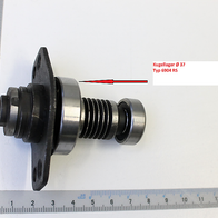 Kugellager mit Typenbezeichnung Typ 6904 RS, Durchmesser 37 mm