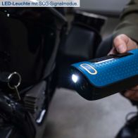 Die LED-Leuchte mit SOS-Signalmodus bietet zusätzliche Sicherheit und Sichtbarkeit. SOS-Signalmodus für Notfälle. Ideal für den Einsatz in dunklen oder gefährlichen Umgebungen.