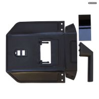 Baugruppe mit integriertem Halter für Scheppach-Produkte, inkl. Montageflansch und Befestigungslöchern für Wandmontage