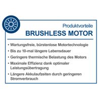 Brushless-Motor-Vorteile für Akku-Stichsäge: Wartungsfrei, längere Lebensdauer, geringere Hitze, effiziente Leistung, längere Akkulaufzeit