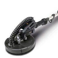 Wand- und Deckenschleifer DWS90X Woodster von Scheppach, Ansicht von der Seite.