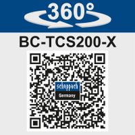 360°-Drehfunktion für präzises Arbeiten mit Scheppach BC-TCS200-X