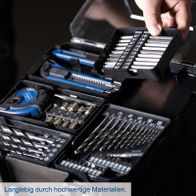 Setzwerkzeuge mit präzisen Kabelbindern und Steckeraufnahmen für hochwertige Materialien