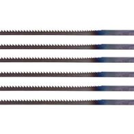 Stiftsägeblatt 6 Stück, 135 x 2 x 0,25 / Z 25, von vorne gezeigt.