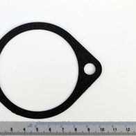 Gaskettendichtung mit zwei Bohrungen für Befestigung, ovale Form