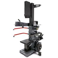Holzspalter mit hydraulischem System und Antrieb für präzise Spaltung von Meterholz, inkl. Bedienmechanik und Stabilisierungsfunktion