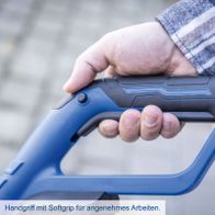 Softgrip-Handgriff für ergonomisches Arbeiten mit Scheppach-Unkrautfugenbürste