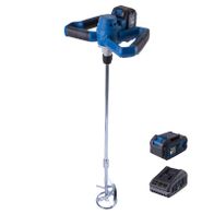 Akku-Farb- und Mörtelrührwerk mit Rührarm und Akku-Ladegerät für Scheppach BC-PMX100-X