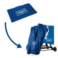 Scheppach-Schutzhülle für Tischtennisplatte mit integriertem Transportkorb