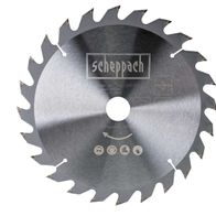 Scheppach Kreissägeblatt mit 24 Zähnen, von vorne fotografiert. Produktcode 3901306701.