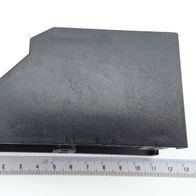 Schalterbox von Scheppach, Ansicht von der Seite mit Maßstab zur Größenveranschaulichung.